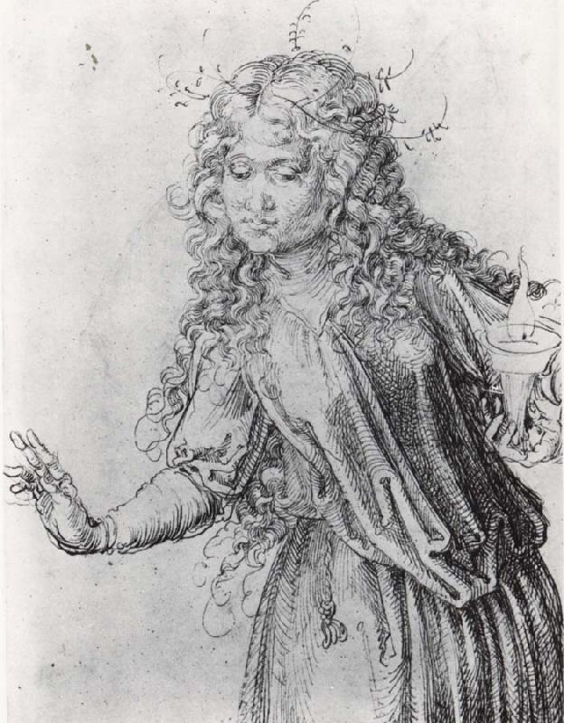 Albrecht Durer one of the wise virgins